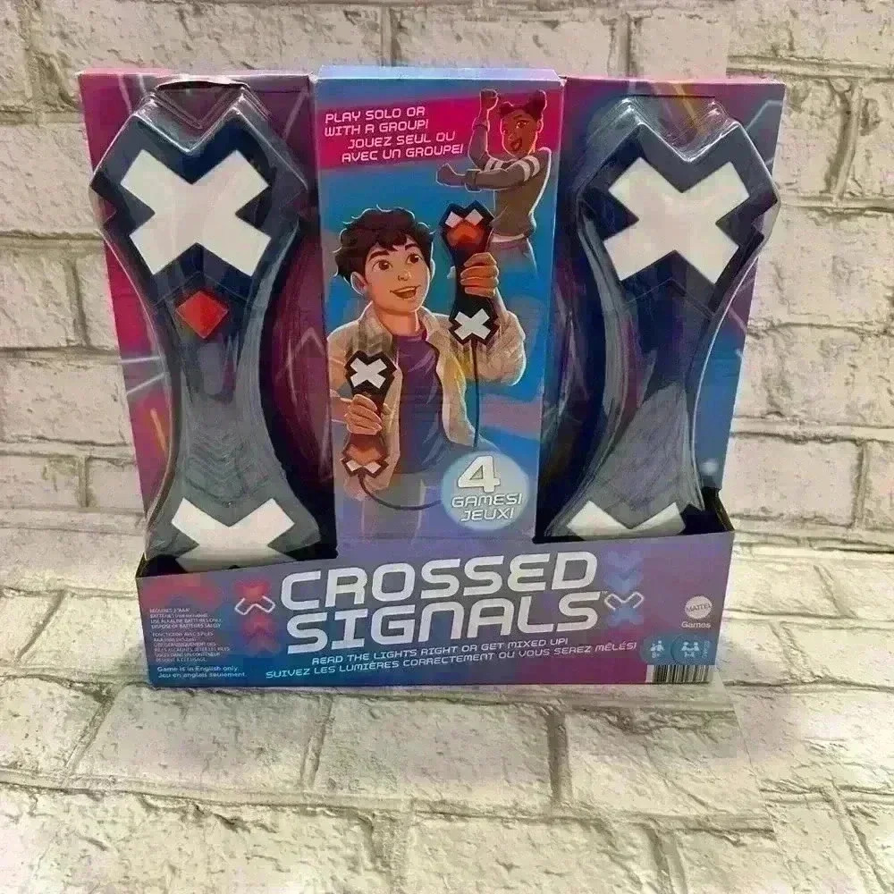 NEW 2021 Crossed Signals Hand Held Game by Mattel